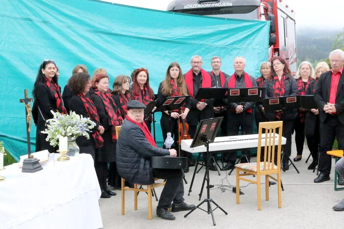Für die musikalische Umrahmung der Florianimesse sorgten die „Projern-Gospel-Singers“. 