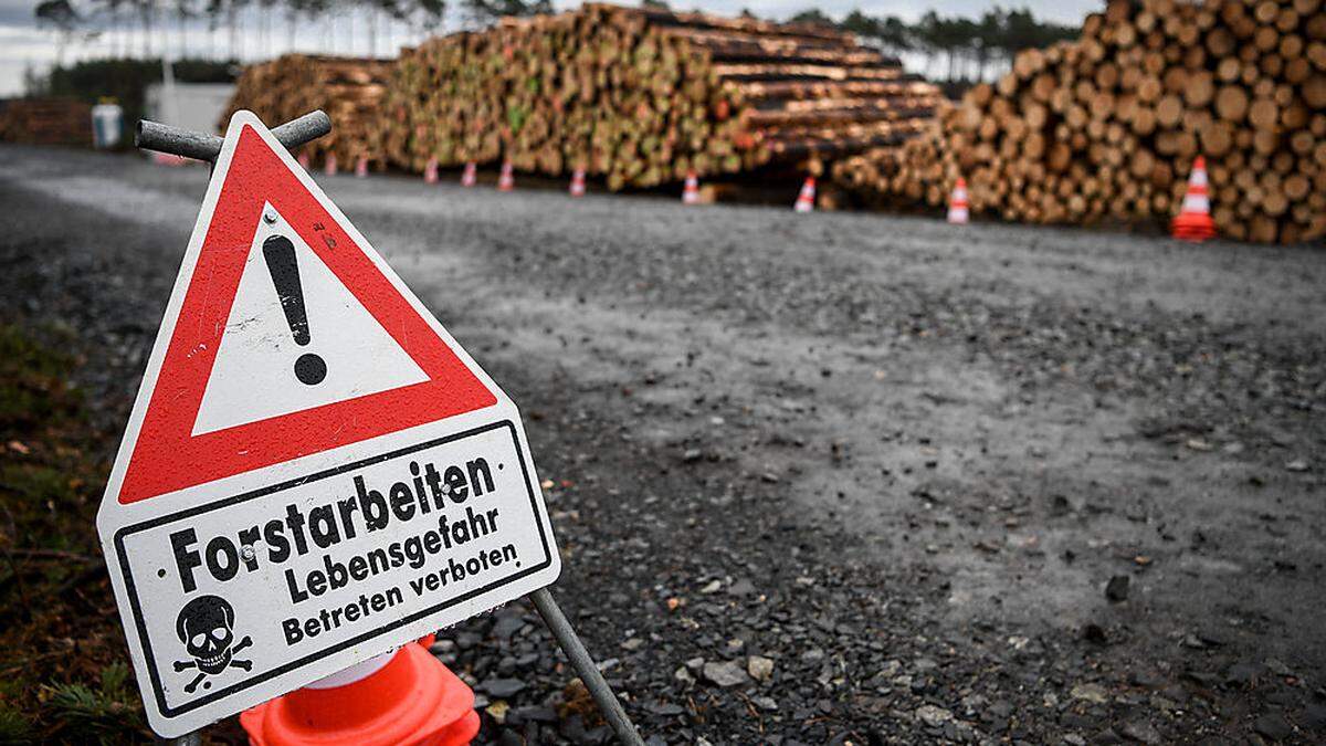 Bei einem Forstunfall in Seeboden zog sich ein 65-Jähriger Verletzungen zu