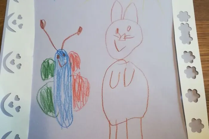 Dieser Osterhase kann es kaum erwarten endlich los zu hoppeln...
