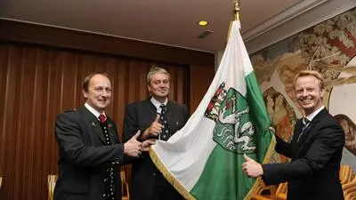 Die Bürgermeister Bernhard Zechner (Gai), Alfred Lackner (Hafning) und Mario Abl (Trofaiach) waren Fusionsvorreiter