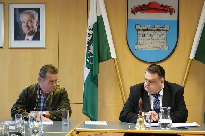 Vizebürgermeister Heinz Stiegler und Bürgermeister Stefan Knapp
