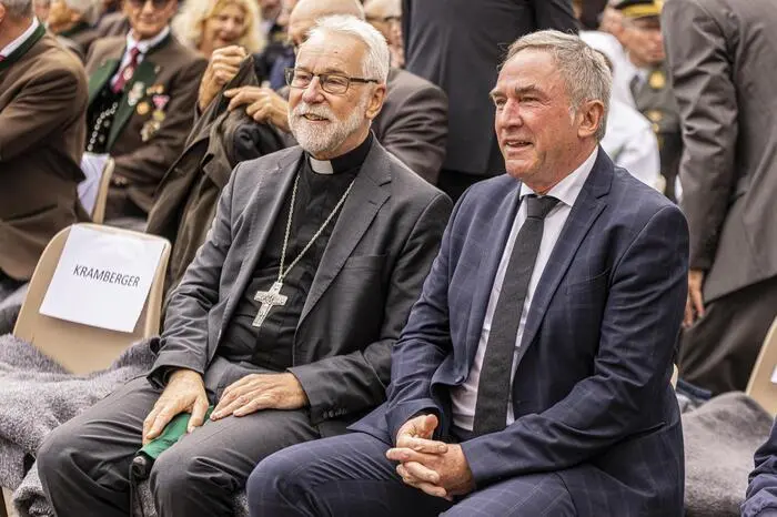 10. Oktober Feier Kranzniederlegung Kärntner Abwehrkampf Volksabstimmung Landhaushof Klagenfurt Oktober 2024