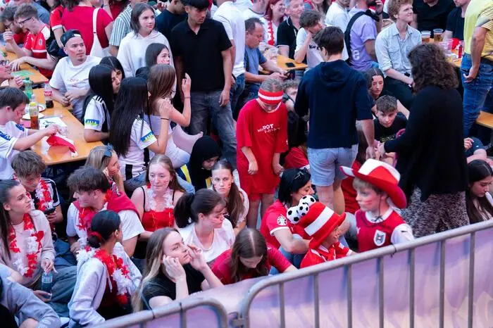 Tausende wollten die österreichische Nationalelf gegen die Türkei zum Sieg tragen