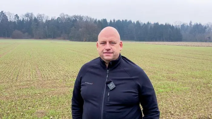 Selinschek baut seine Sommergerste bereits vor dem Winter an.