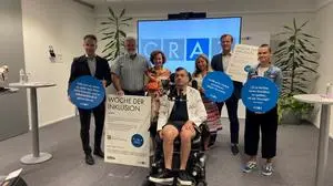 Bei der Präsentation der "Woche der Inklusion" im Grazer Rathaus