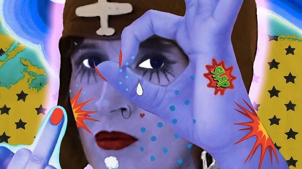 "Kiki in the Sky with Diamonds" – Ausschnitt aus einem Werk von Jonny Zerox