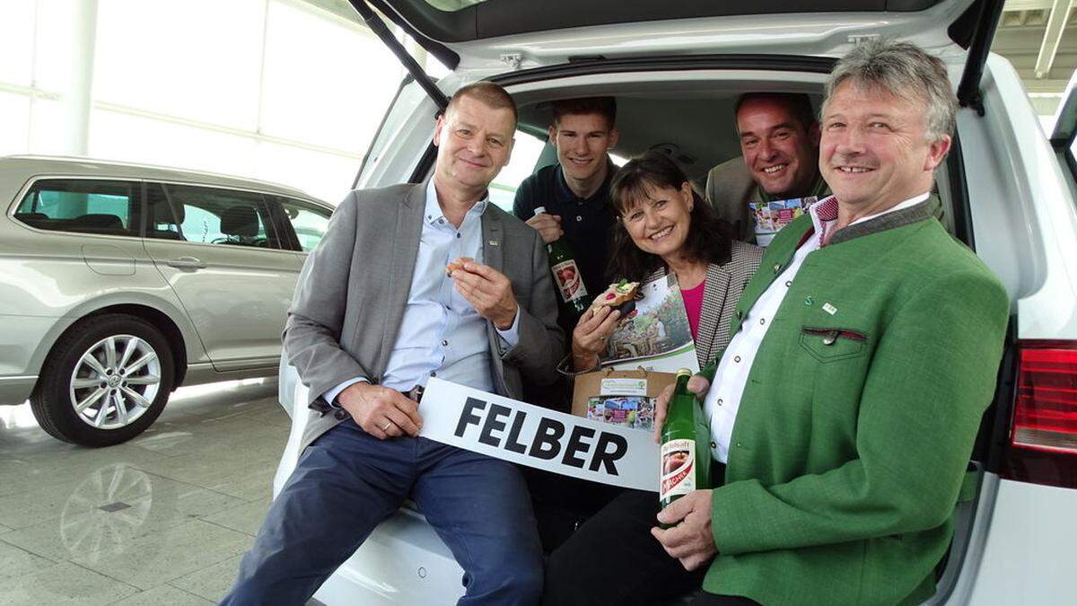 Horst Fidlschuster, Matthias Felber, Eva Luckerbauer, Robert Felber, Hubert Lang