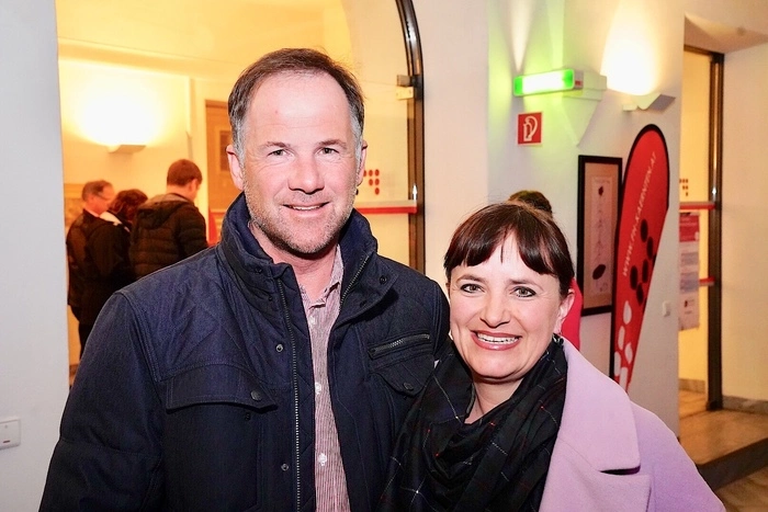 Bezirkspolizeikommandant Stellvertreter Hannes Micheler mit Gattin Doris
