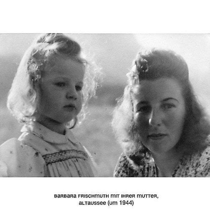 Barbara Frischmuth mit ihrer Mutter 1944