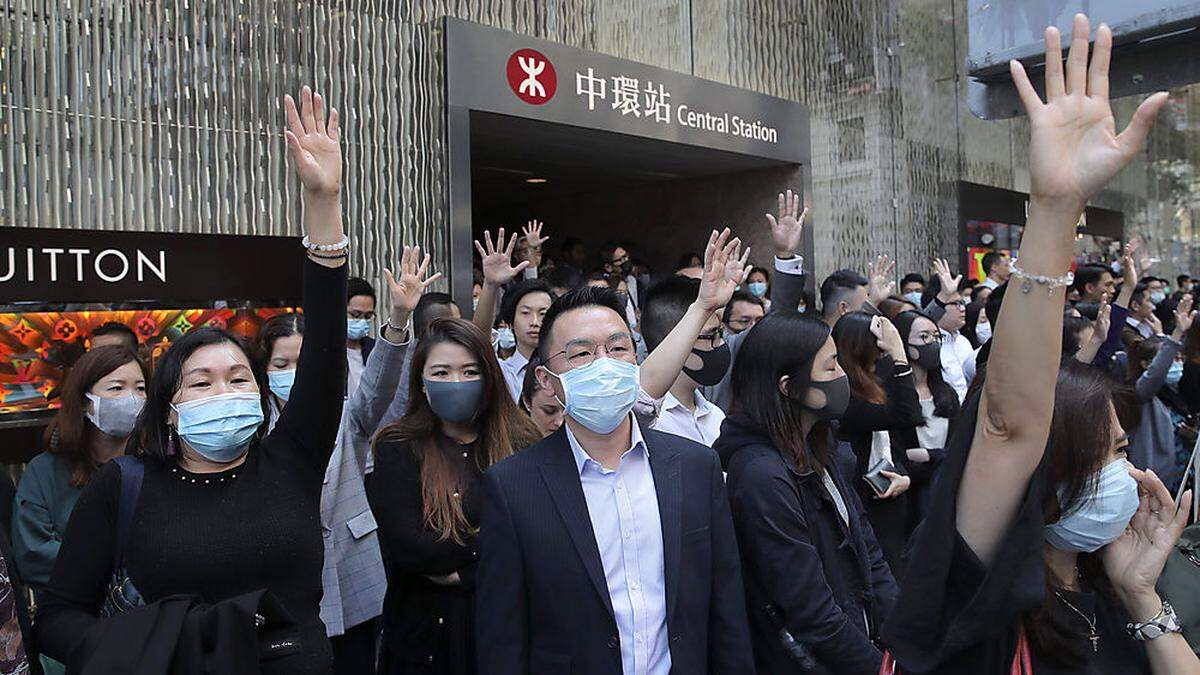 Protest in Hongkong