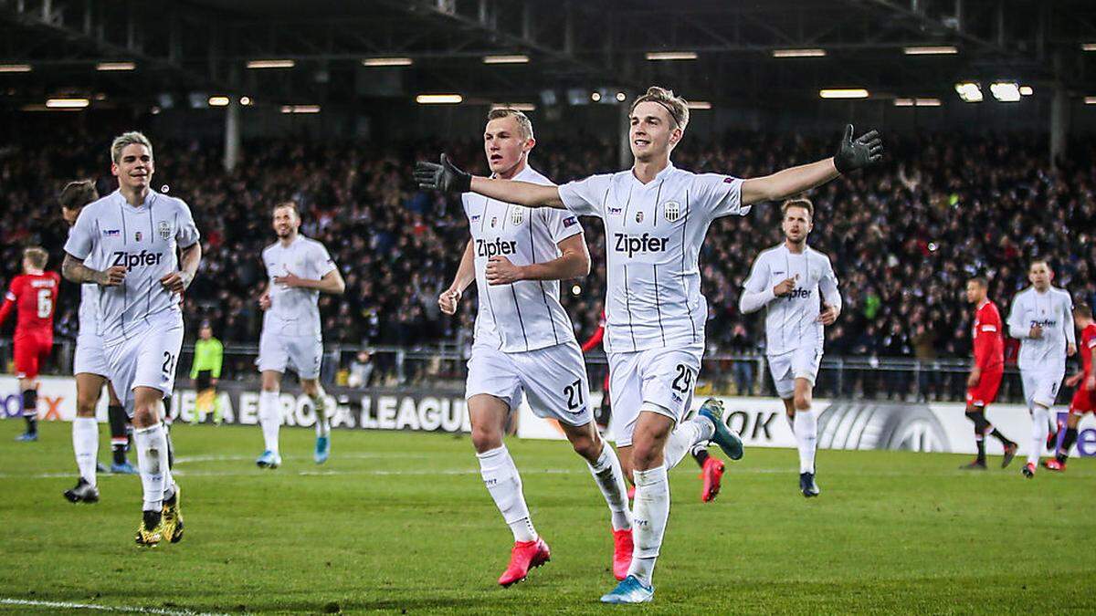 Der LASK steht im Achtelfinale der Europa League