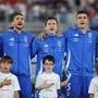 UEFA EUROPEAN FRIENDLY MATCH ITALY VS TURKEY IN BOLOGNA Bologna, Italy 4.06.2024: Italy player sing anthem before Uefa European friendly football match Italy vs Turkey at Stadio Renato DallAra in Bologna. BOLOGNA DALL ARA italy italy Copyright: xmarcoxiacobucci