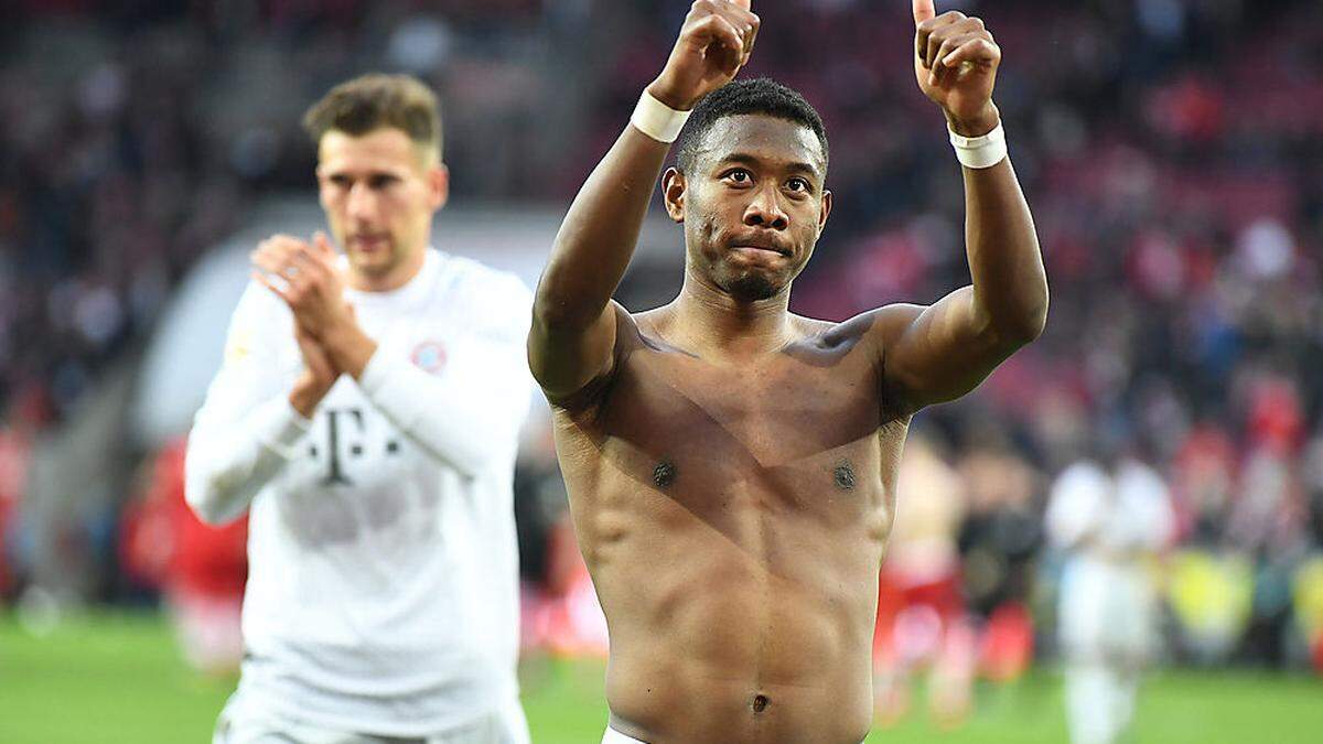 David Alaba und seine Bayern wollen den Erfolgslauf der letzten Wochen fortsetzen.