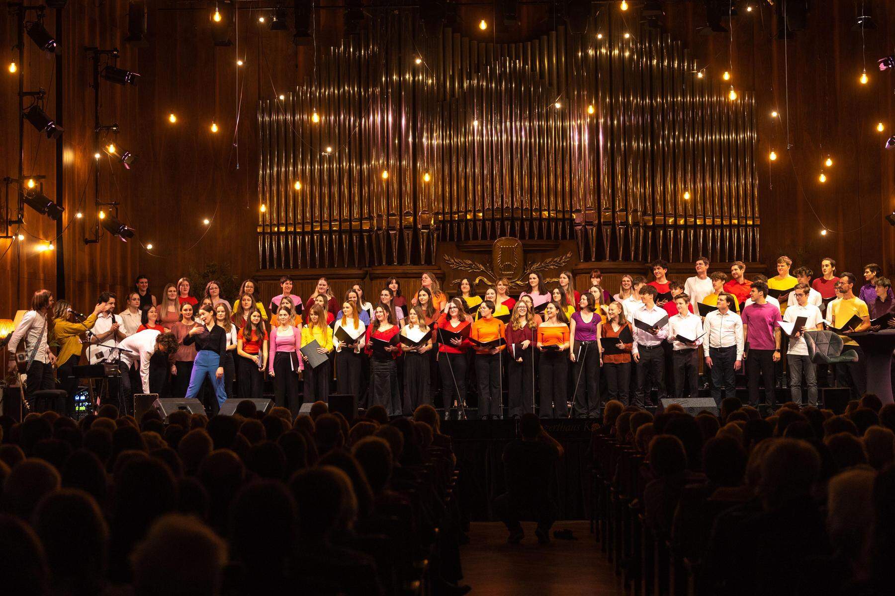 Konzerthaus Klagenfurt: Jugend sang bei Konzert des Christlichen Kulturverbandes die Hauptstimme
