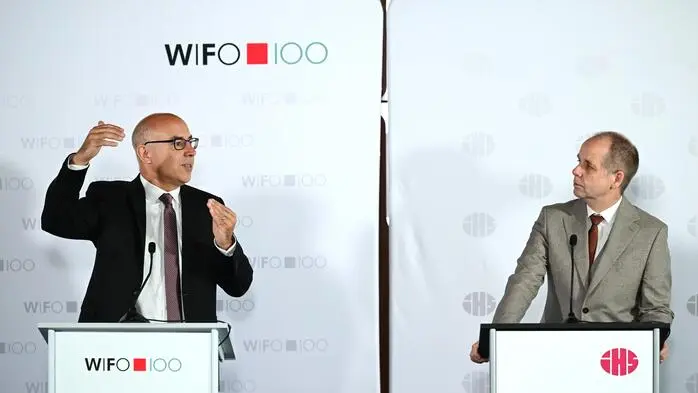 WIFO-Chef Gabriel Felbermayr und IHS-Leiter Holger Bonin