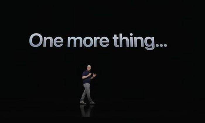 Tim Cook: "There is one more thing"
