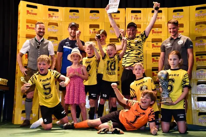 Der SVU Murau sicherte sich den U11-Bewerb, der SV Scheifling (hier im Bild) war in der U10 erfolgreich.