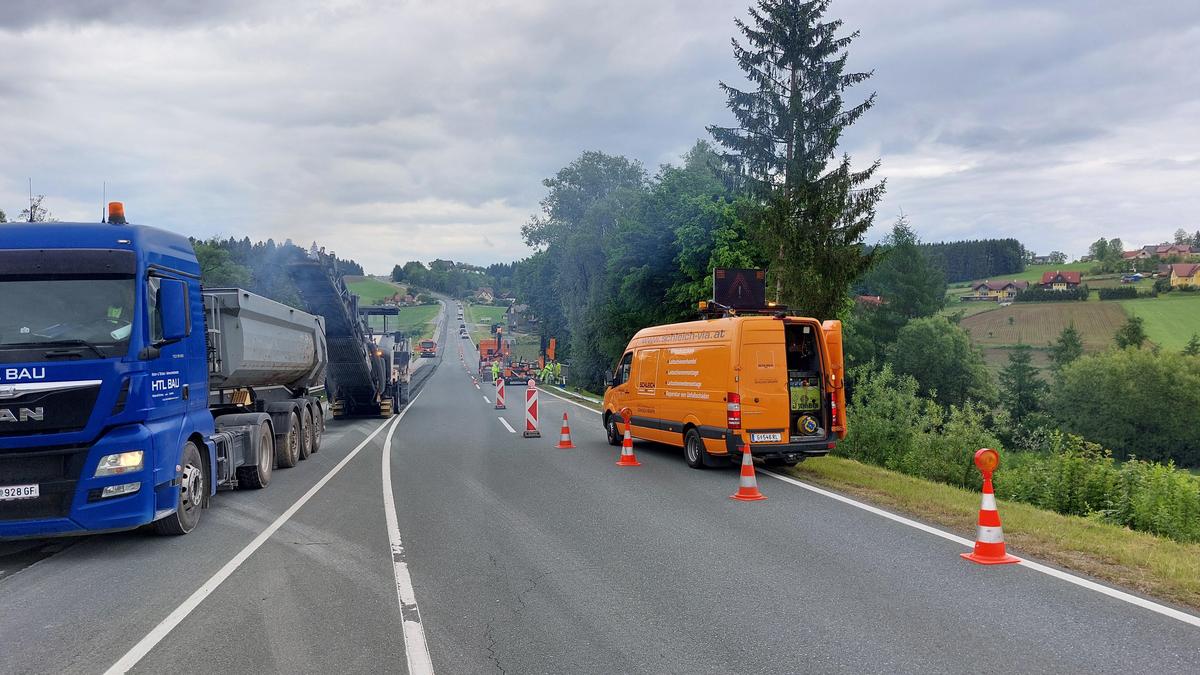 In Morgen- und Abendstunden kommt es derzeit auf der B 76 in Stainz zu Verkehrsbehinderungen