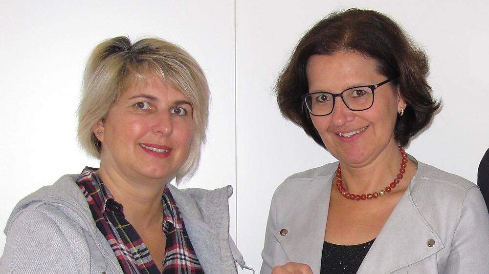 Christine Hebenstreit (l.) und Monika Brottrager-Jury