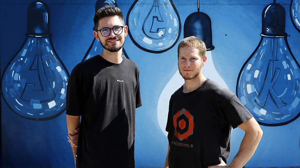 Florian Mikl und Peter Piuk stehen dem Jugendkulturverein Urban Playground vor