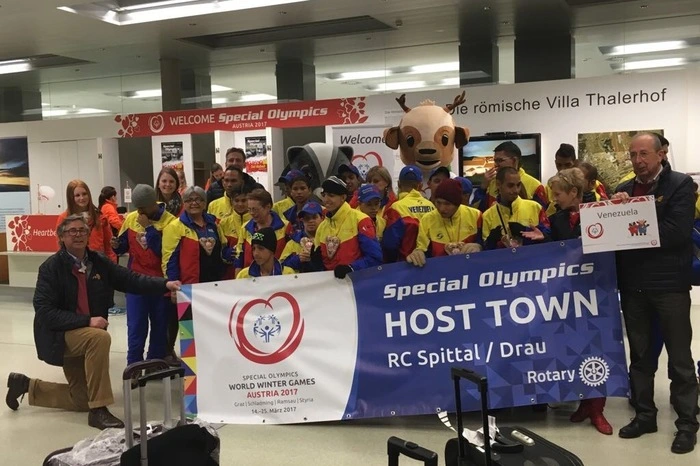 In Schladming wurden die Venezuelaner von den beiden Oberkärntner Rotary Clubs in Empfang genommen.