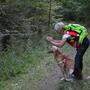 Im Wald wurde ein Vermisster gesucht