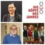 Das sind die Nominierten „Köpfe des Jahres“ in der Kategorie Kultur: Johanna Zirngast, Harald Fripertinger, Johann Assinger, Die Sandler und Franz Dampfhofer (im Uhrzeigersinn)