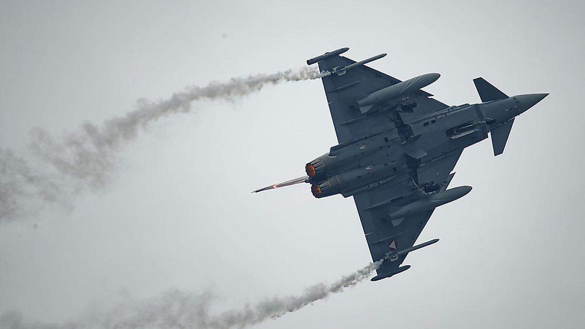 Eurofighter bei der Flugshow in Zeltweg