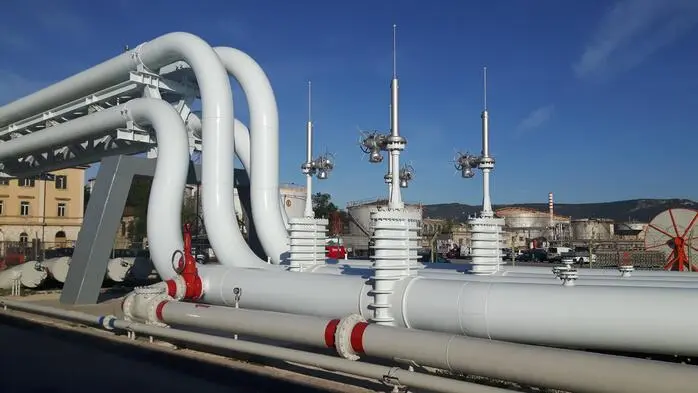 Rohre der TAL-Pipeline bei Matrei