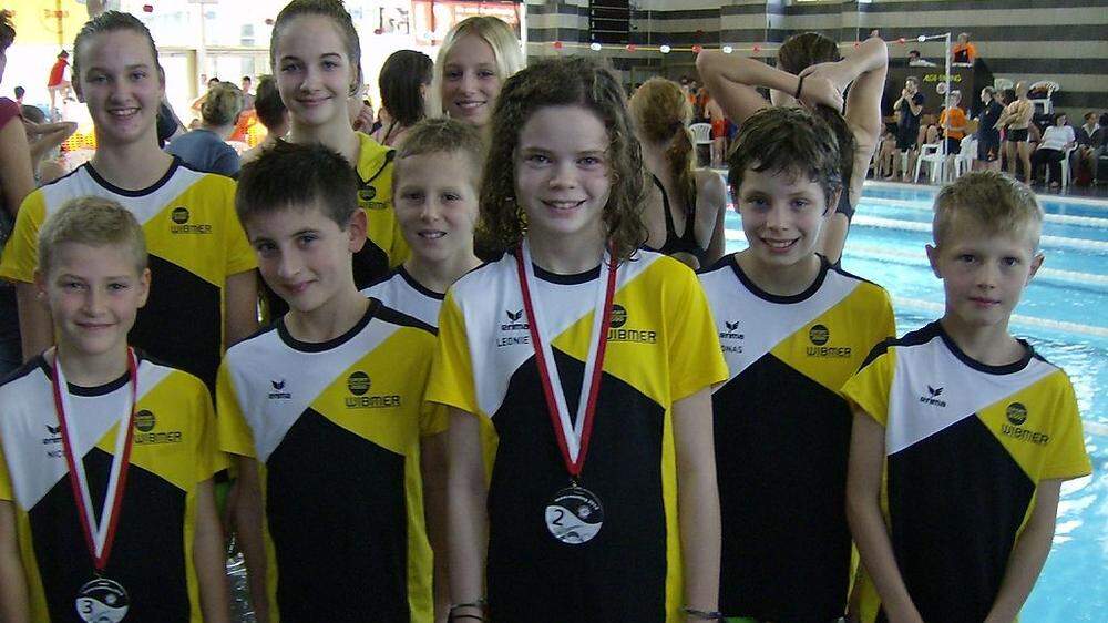Die Schwimmer aus Osttirol überzeugten in Wörgl mit tollen Leistungen