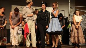 Martin Fuchs, Anna Ebruster und Anna Döller in ihren Rollen