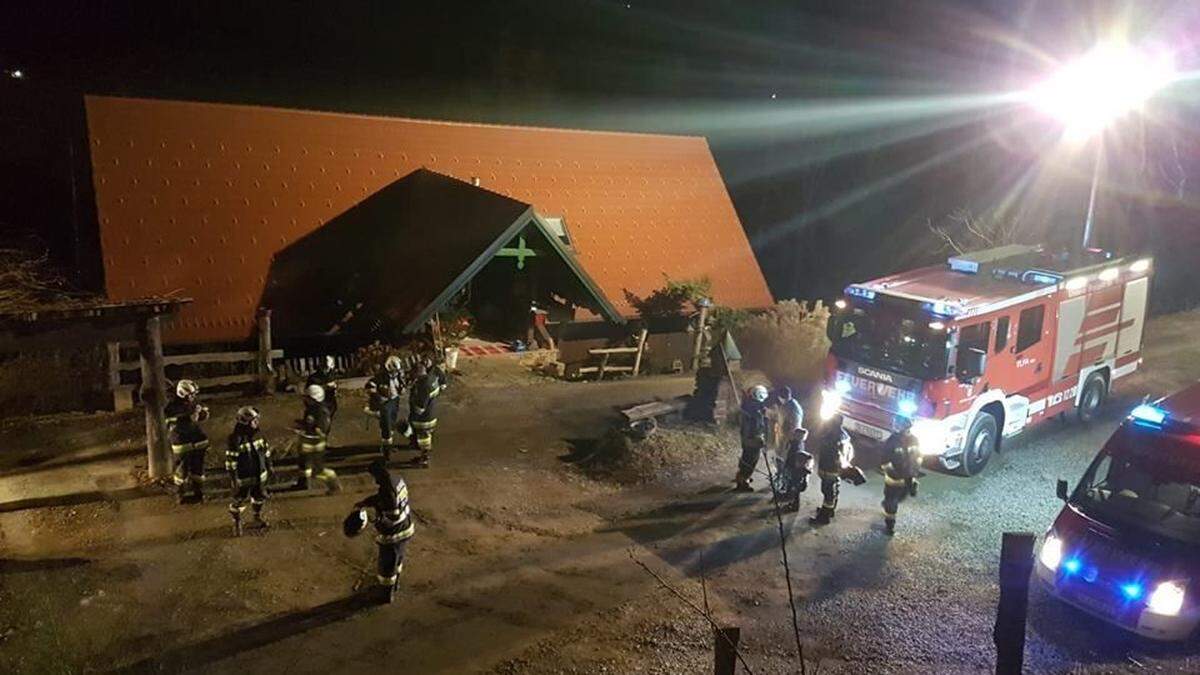 Die Feuerwehr Trahütten rückte heuer schon vier Mal zu Bränden aus