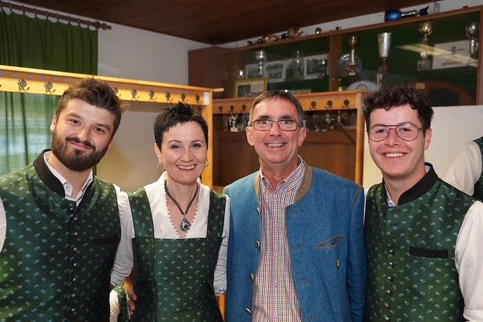 Vom Sängergau Kärntens Obergau kam Talschaftsobmann Hermann Leukauf