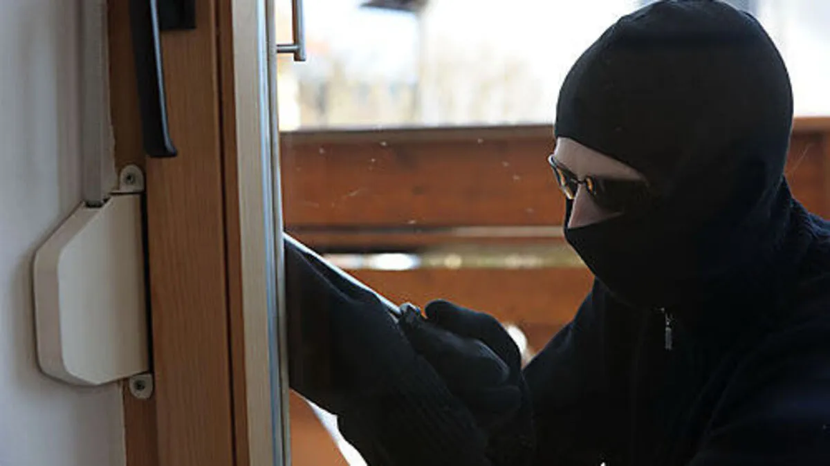 Über die Terrassentür gelangten die Täter ins Haus