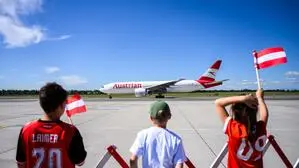 Der Flieger mit Österreichs Nationalteam hob am heutigen Donnerstag ab