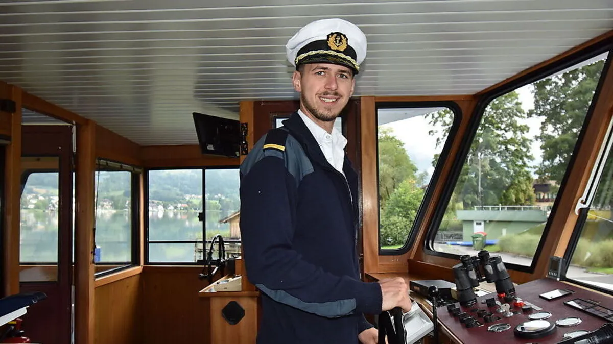 Christoph Savle steuert seit dieser Woche die MS Ossiach am Ossiacher See