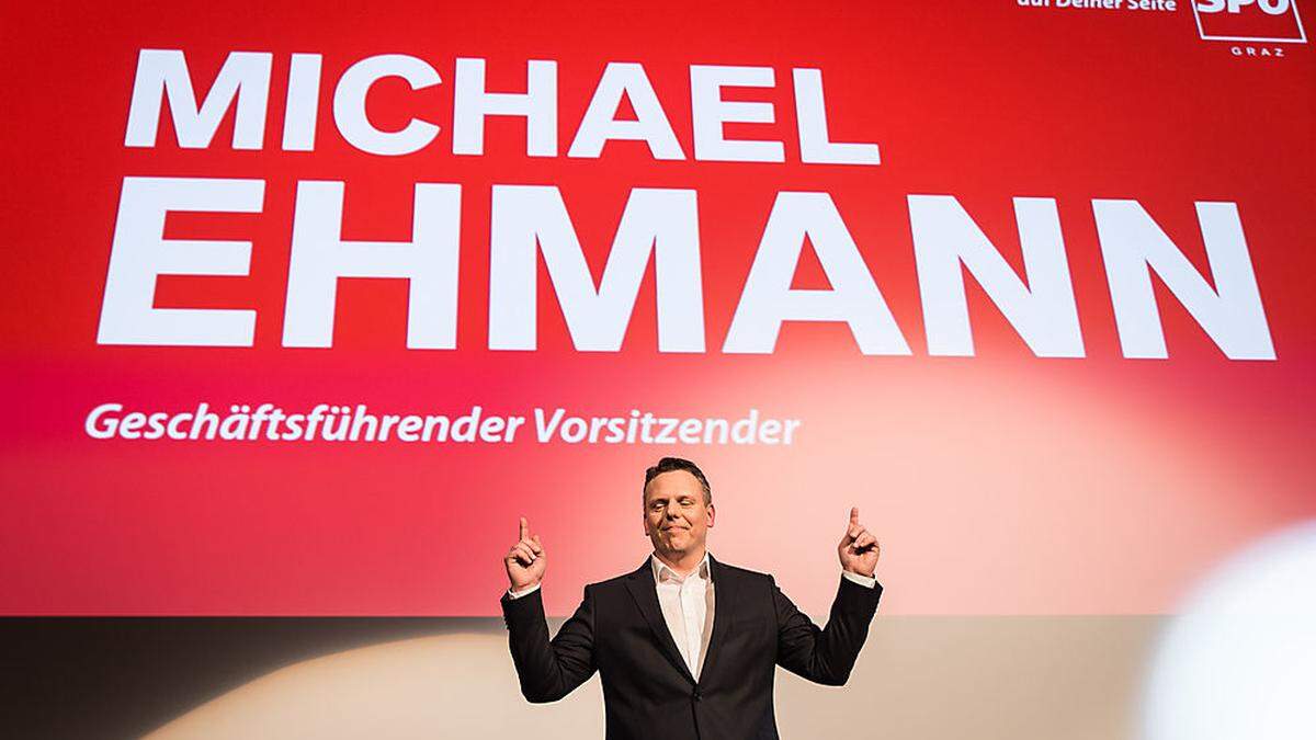 Will die Grazer SPÖ wieder nach oben bringen: Michael Ehmann