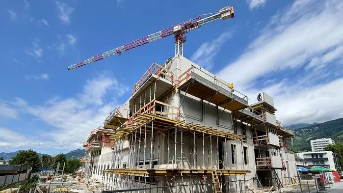 Der Bau schreitet gut voran