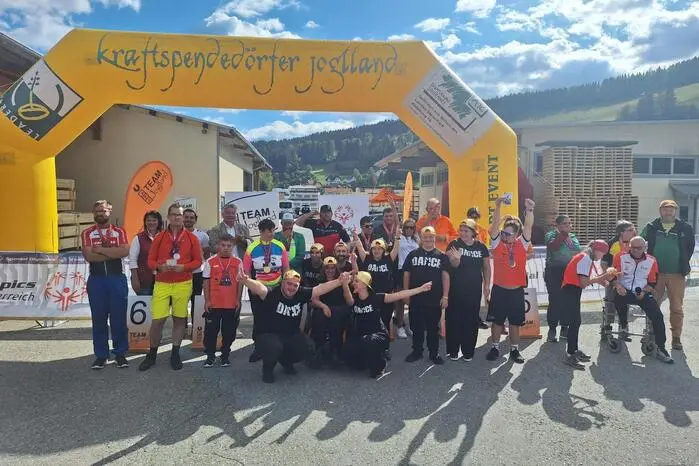 Die Siegerehrung wurde feierlich mit der Tanzgruppe der Lebenshilfe Weiz gestaltet. 