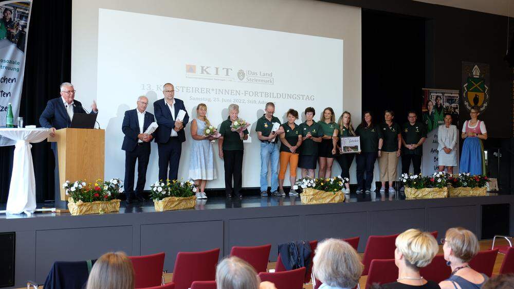 Edwin Benko, fachlicher Leiter KIT Land Steiermark, bedankte sich beim KIT-Team Bezirk Liezen 