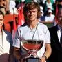 Andrej Rublew mit dem Fürstenpaar von Monaco