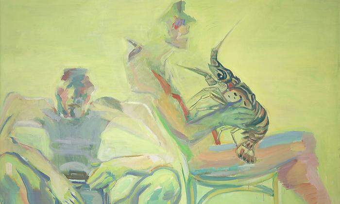 Maria Lassnig: Krebsangst, 1979 (Ausschnitt)