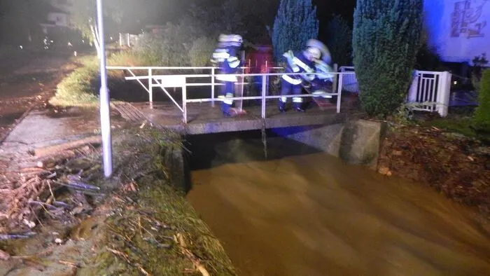 Ein arbeitsreiches Wochenende liegt hinter den Mannen der beiden freiwilligen Feuerwehren Rohrbach und Eichberg.