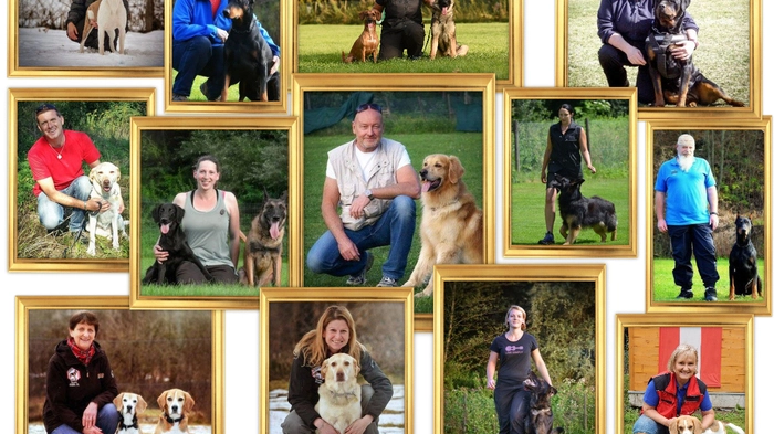 Eine Collage mit den Trainern.