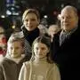 Die Fürstenfamilie von Monaco ist in Weihnachtsstimmung.