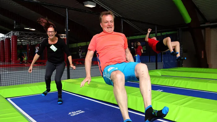 Der 5000 Quadratmeter große Trampolinpark fällt unter die Kategorie Sportanlage.
