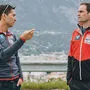 ÖSV-Sportdirektor Mario Stecher (links) im Gespräch mit Cheftrainer Andreas Widhölzl