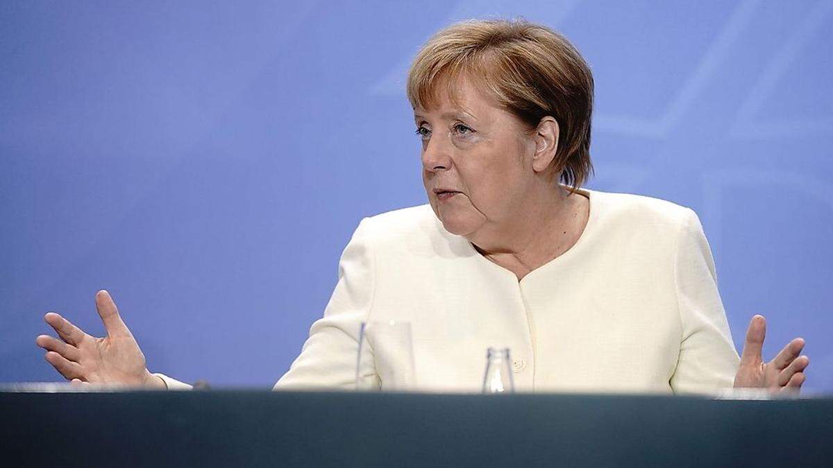 Kanzlerin Angela Merkel verkündete die neuen Maßnahmen 