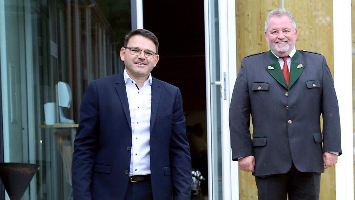Herbert Pregartner (rechts) hat seinen Rückzug angekündigt. Franz Nöhrer (links) würde bereit sein, will aber den Entscheidungen der Partei und des Gemeinderats nicht vorgreifen