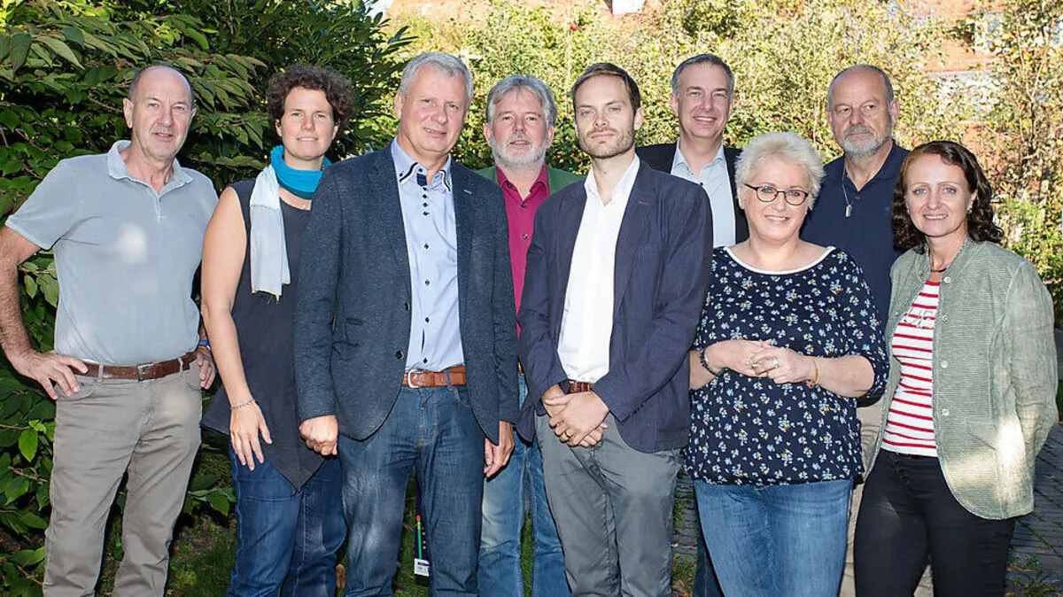 Reinhart Nöhrer (Kolping Weiz), Marie-Theres Zirm (cardamom), Harald Strobl (Strobl Bau), Andreas Raith-Pretterhofer (Weiz Sozial), Thomas Klamminger (Internationale Klasse HTL Weiz), Johann König (Kunsthaus Weiz), Helga Marx (AMS Weiz), Fery Berger (Way of Hope) und Theres Raith-Breitenberger (DLG)